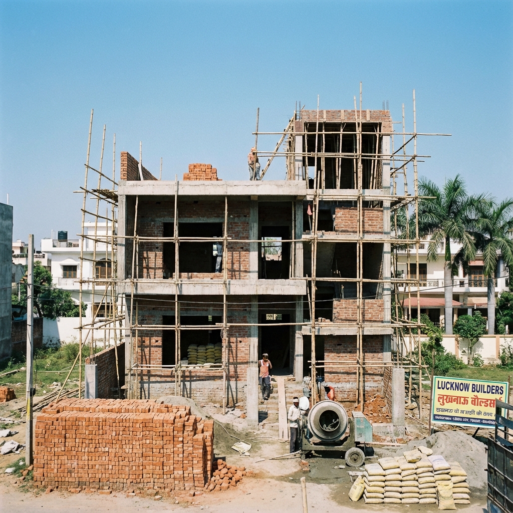 Construction Site in Lucknow